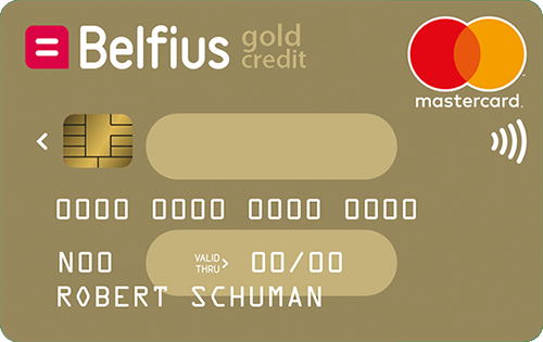Belfius MasterCard Gold kredietkaart