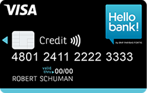 Hello bank Visa Classic kredietkaart